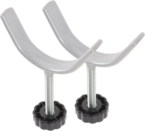 Y Shaped Spindle Rods 2pcs | Stair Banister Adapter for Pet Safety Gates, Extra Stair Pressure Mounted Gates, Screws