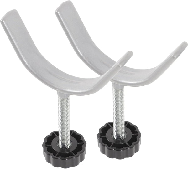 Y Shaped Spindle Rods 2pcs | Stair Banister Adapter for Pet Safety Gates, Extra Stair Pressure Mounted Gates, Screws