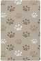KICPOAY Fitted Crib Sheets Brown Dog Paws Stretchy Portable Playard Sheets for Baby
