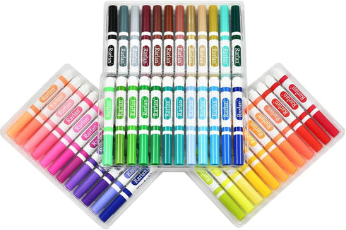 Rarlan Pack, 48 3 144 Count Washable Markers Bulk, Markers for Kids, Bulk Colors, Boxes