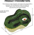 Playset, 55PCS 3-8 Dinosaur Toys Kids Dough Dino Toys Kit with Molds & Clay, Make Dinosaurs or Create Your Own Models
