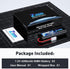 Zeee 7.2V 4200mAh NiMH Battery with Tamiya Connector, High Power for RC Car Truck (2 Pack)