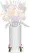 Latephiy Vase Building Set, White Vase for Roses Flowers Bouquet 10328 10342, for
