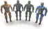 4 Pack Jumbo Soldier Deformation Easter Eggs - Toys Inside for Kids, Boys, Girls Easter Gifts, Basket Stuffers