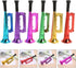 6Pcs Metallic Trumpet Toys - Kid Trumpet Instrument Plastic Blow Horn for Parties and Events - Random Color