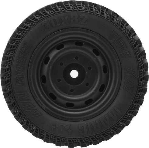 RC Tire, 4pcs Professional Plastic Rubber Tire Upgrade Parts Compatible with WPL C54 RC Car