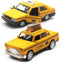 New York City Taxi Cab Toy, Yellow Cab Diecast Model with Pullback Action for Toddler Age 3+ (Pack of 2)
