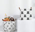 Square Storage Bins Canvas Collapsible Storage Basket with Handles - Organizer for Nursery, Kid's Toys & Laundry, Gift