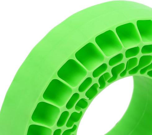 INJORA Silicone Rubber Insert Foam for 1.9" Wheel Tires, 118-122mm 4.75" OD, Large Green
