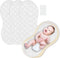 SUNTUE Changing Pad Liner,Peanut Shape Changing Pad Cover,Waterproof,Washable,Thicker and Non-Slip,Chaning Pad Liners -White