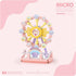 MEIEST 4 Set,Simulation PCS Mini Amusement Park Building Blocks Architecture Collection Particle Construction Building