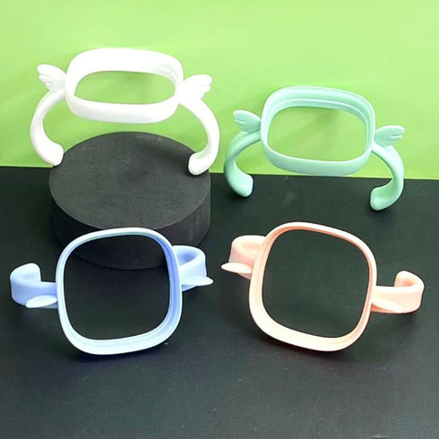 hejhncii Milk Bottle Handle Baby Bottle Square Handle Feeding Bottle Handles for Glass Bottles Easy Grip for Baby