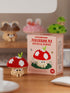 Jollcnoia Set Hide Mushroom Mini Cute Mushroom Animals Building Toy Adorable Plant Blocks for Creative Play Bonsai