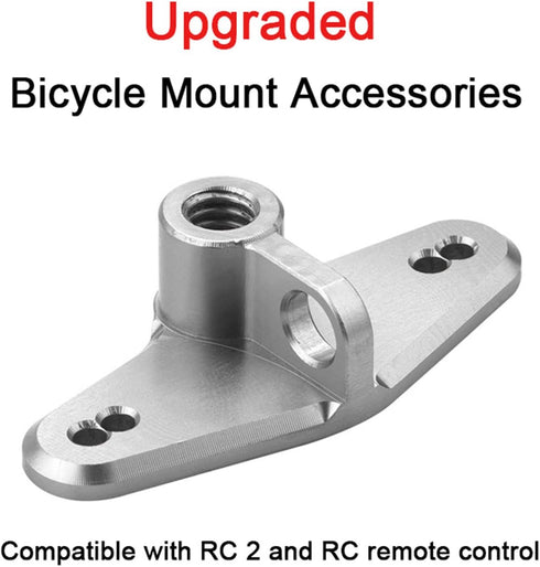RC2 Bike Mount Adapter for DJI Air 3/Mini 4 Pro/Mini 3/Mini 3 Pro with Screen Remote, Not for RC N1/RC Pro