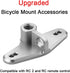 RC2 Bike Mount Adapter for DJI Air 3/Mini 4 Pro/Mini 3/Mini 3 Pro with Screen Remote, Not for RC N1/RC Pro