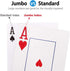 LotFancy Playing Cards, Jumbo Index, 12 Decks of Cards (6 Black 6 Red), Large Print, Poker Size, for Texas Hold'em, Blackjack, Euchre Cards Games