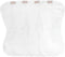 WeeSprout Unisex Organic Towel Cotton Burp Cloths Set of 4 - Four Ultra-Absorbent Layers Keep Clothes Dry, Button