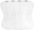 WeeSprout Unisex Organic Towel Cotton Burp Cloths Set of 4 - Four Ultra-Absorbent Layers Keep Clothes Dry, Button
