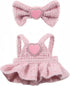 Xinbalove 17cm Set 2 Set 6.7inch 1st/2nd/3rd Doll Clothes (No Doll), Pieces Dress Outfit for Suit, Luxury Chic Hat