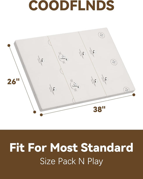 Pack 38" 26", Pack 38*26*1.5 and Play Mattress Topper - x Soft Firm Premium Foam N Play Mattresses Pad, Odorless