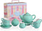 Sweejar Porcelain Tea Set for Little Girls,Kitchen Toys Tea Party Set for