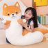 Lovely Plush Shiba Inu Doll - Cute Cartoon Soft Stuffed Kawaii Corgi Dog Pillow, Long Throw Plushies Toy Gift for Kids,