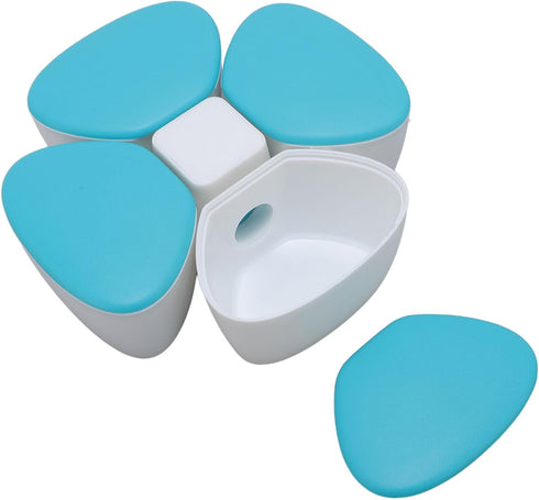 NOENNULL 4 180ml Baby Formula Dispenser Portable Compartments Milk Powder Dispenser Container Non Spill Strong Seal