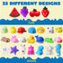 Set, 25 Pack JOYIN Mochi Squishy Toys Random Mini Squishy Mochi, Party Favors for Kids, Kawaii Stress Relief Toys
