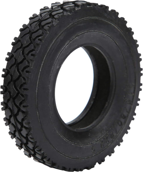 4PCS RC Car Tires, 20mm Width Shoe Sole Pattern Tyre Spare Parts, Fit for Tamiya Tractor Truck 1/14 RC Car Accessory