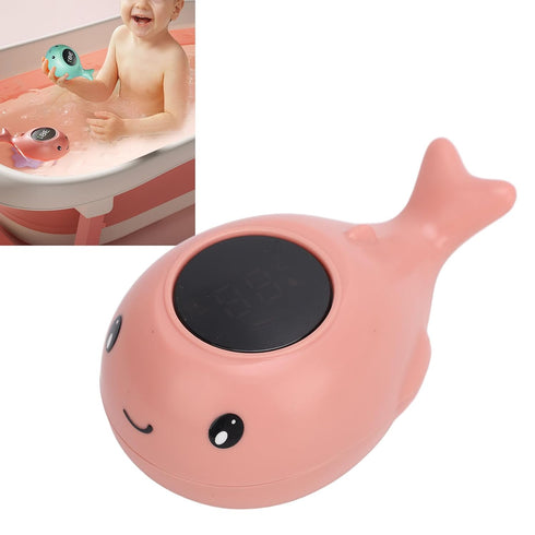 Whale Bath Temperature Tester, Digital Accurate Detection, Funny Baby Bath Temperature Monitor, Waterproof for Toilet