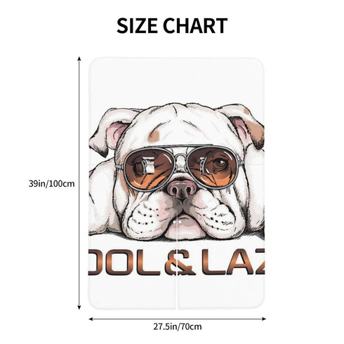 Zhbvncp Cute English Bulldog Baby Car Seat Cover & Breastfeeding Nursing Cover - Breathable Stretch Fabric Multi-Use
