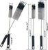 4, Set Coralpearl Bottle Brushes Thin Long Handle X Utility Skinny Wire Cleaner Big Small, Bendable Flexible