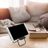 STOBOK 12pcs Mini Folding Chair Models for Doll House, Cell Phone Stand Holder