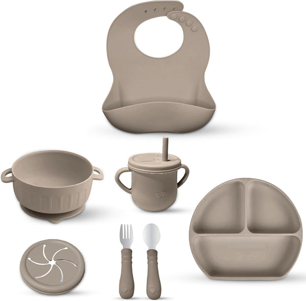 Generic SiliFeed Silicone Baby Feeding Set Durable, Non-Toxic Mealtime Kit with Suction Bowl,