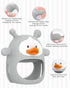 3+ Baby Teething Toys,Silicone Baby Teether Toy for Infants Months, Never Drop Silicone Baby Mitten Teether
