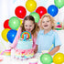 Red Blue Yellow Green Balloon Garland Kit, 121PCS Balloons for Toy Video Game Transportation Birthday Decorations
