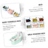 PERSELOSO Portable Formula Dispenser Box for Formula Leakproof Milk Powder Dispenser Food Containers