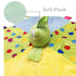 Toddler Taggy Security Blanket, Soft Plushy Cuddle Bud Blankie for Boys and Girls, Green Frog