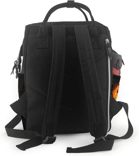 DWVTSLH Backpack Mummy Backpack Fire Baseball Diaper Bag Multifunction Nappy Bags Waterproof Large Capacity Travel