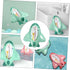Portable Bath Thermometer Cartoon Airplane Style PP Material Accurate Water Temperature Gauge for Bathtub Safety