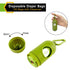 Baby Disposable Diaper Bags, Waste Bags 8 Refill Rolls/120 Bags with Dispenser, Convenient and Quick Diaper Disposal,