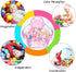 Eocolz Kids Ball Pit - Large Pop Up Childrens Ball Pits Tent for Toddlers with Basketball Hoop, 4 Ft (Pink)