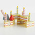 (TV273) Le Toy Van - Honeybake Childrens Wooden Vanilla Birthday Cake Play Food Pretend Toy | Perfect For Pretend Role