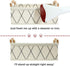 Storage Baskets for Organizing Toys, Small White Felt Fabric Bins for Home Office Closet Bathroom Bedroom