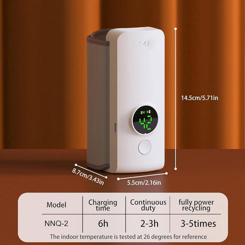 Nurnesy Breastmilk Fast Heating Bottle Warmer - USB Rechargeable Portable Baby Feeding Tool