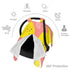 Hcpwzrf Pink Lemon Baby Car Seat Cover & Nursing Cover - Breathable Stretch Multi-Use Cover for Breastfeeding, Stroller