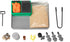 Stylor 3D Dumpster Fire Zen Garden Desk Decor - Print Plastic Miniature Sandbox with Raccoon & Flames, Humorous Office