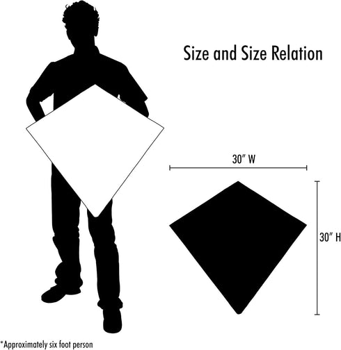 In the Breeze 30-inch Graphic Diamond Kites for Outdoor Fun