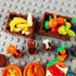 280pcs Food Building Blocks Kitchen Accessories Set, DIY Building Bricks Kit Compatible with All Major Brands