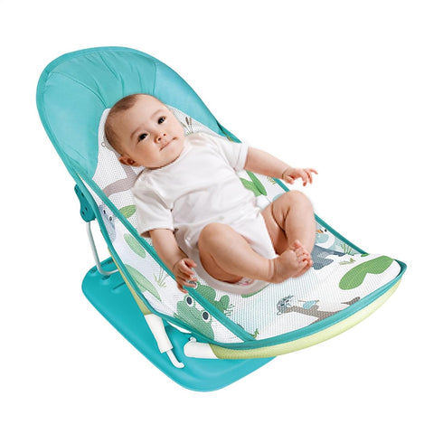 Generic Compact Toddler Bath Seat - Lightweight Infant Bathing Aid, Portable Cleaning Support | Adjustable Folding Tub